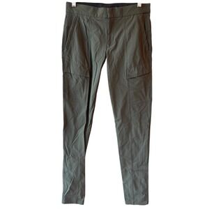 Athleta‎ Trekkie Jogger Olive Grove Stretch Nylon Pant Size 6 (See note on size)